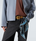 Acne Studios Reversible leather and suede belt