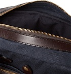 Filson - Leather-Trimmed Twill Briefcase - Navy