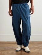Willy Chavarria - Bad Boy Tapered Logo-Embroidered Piped Shell Trackpants - Blue