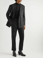 TOM FORD - Cooper Straight-Leg Checked Wool, Mohair and Cashmere-Blend Suit Trousers - Gray