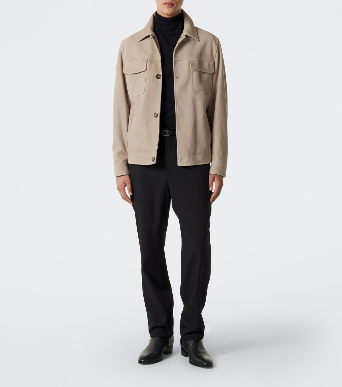 Lardini Suede blouson jacket