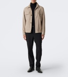 Lardini Suede blouson jacket