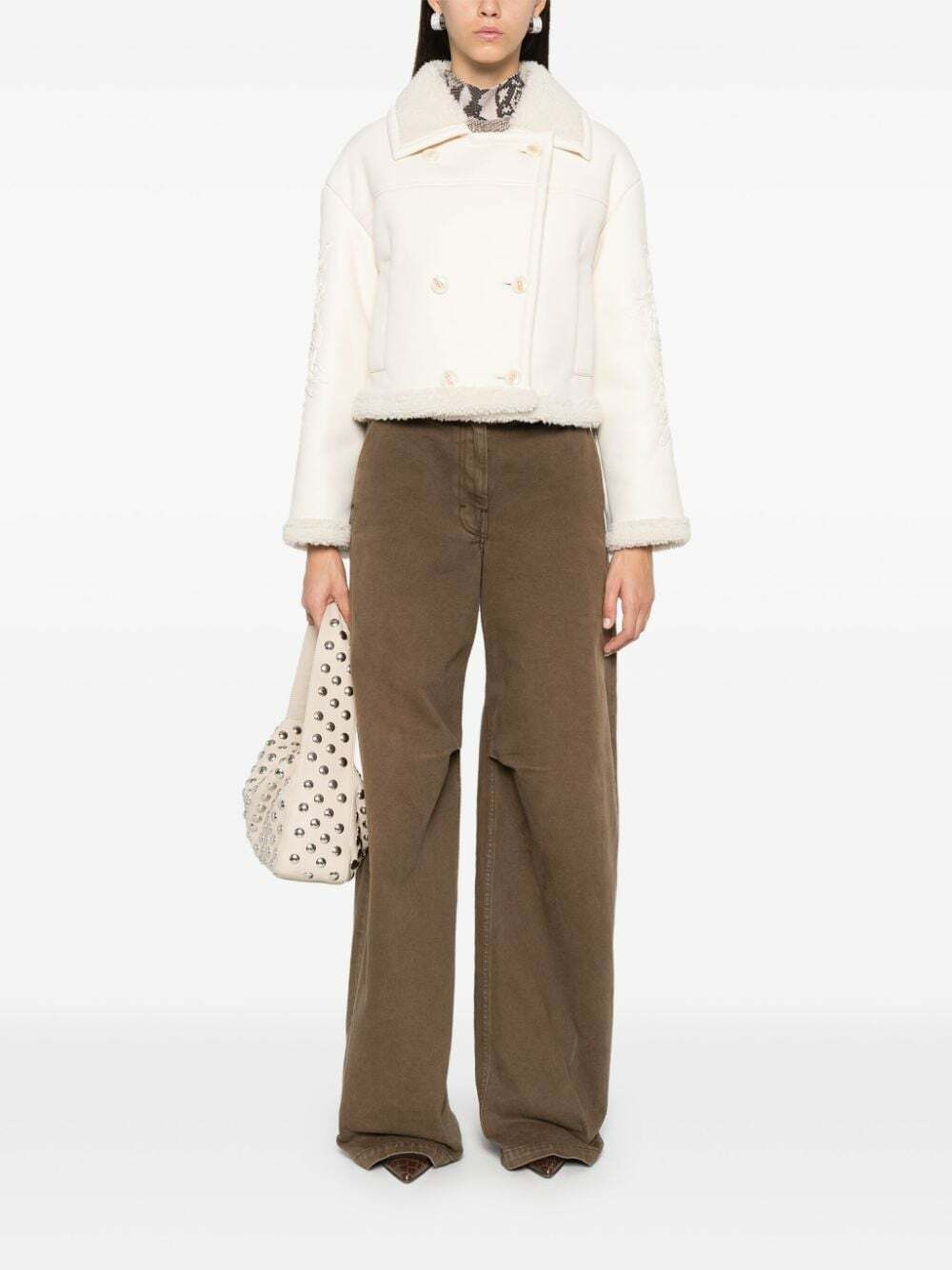 ERMANNO - Embroidered Short Jacket
