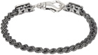 Emanuele Bicocchi Silver Tiny Braided Bracelet