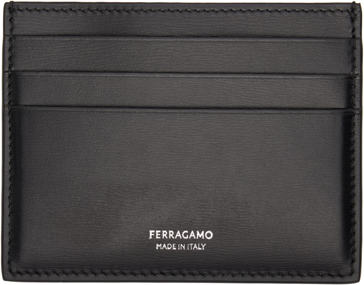 Photo: Ferragamo Black Credit Card Holder