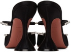 Amina Muaddi Black Gilda Mule Heels