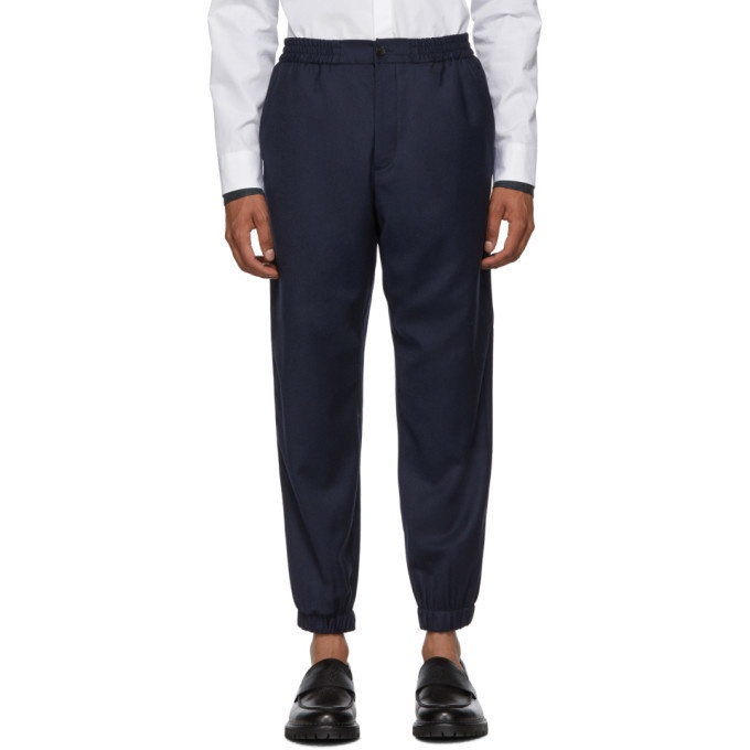 Photo: Etro Navy Wool Jogging Trousers