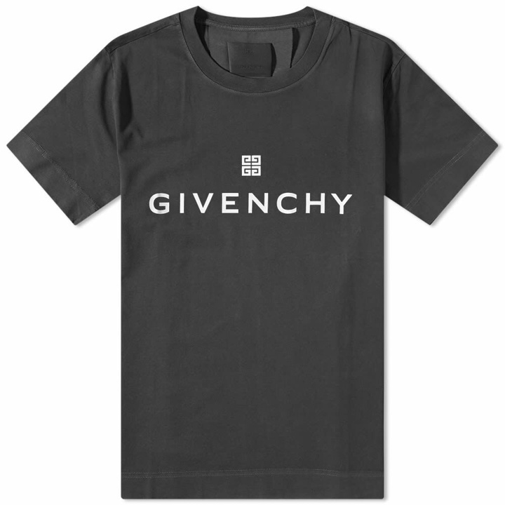 Photo: Givenchy Men's 4G Logo T-Shirt in Grey