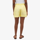 Saks Potts Women's Zia Shorts in Yellow Melon Stripe