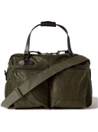 FILSON - 48-Hour Leather-Trimmed Tin Cloth Duffle Bag