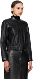 MACKAGE Black Noelia Leather Jacket