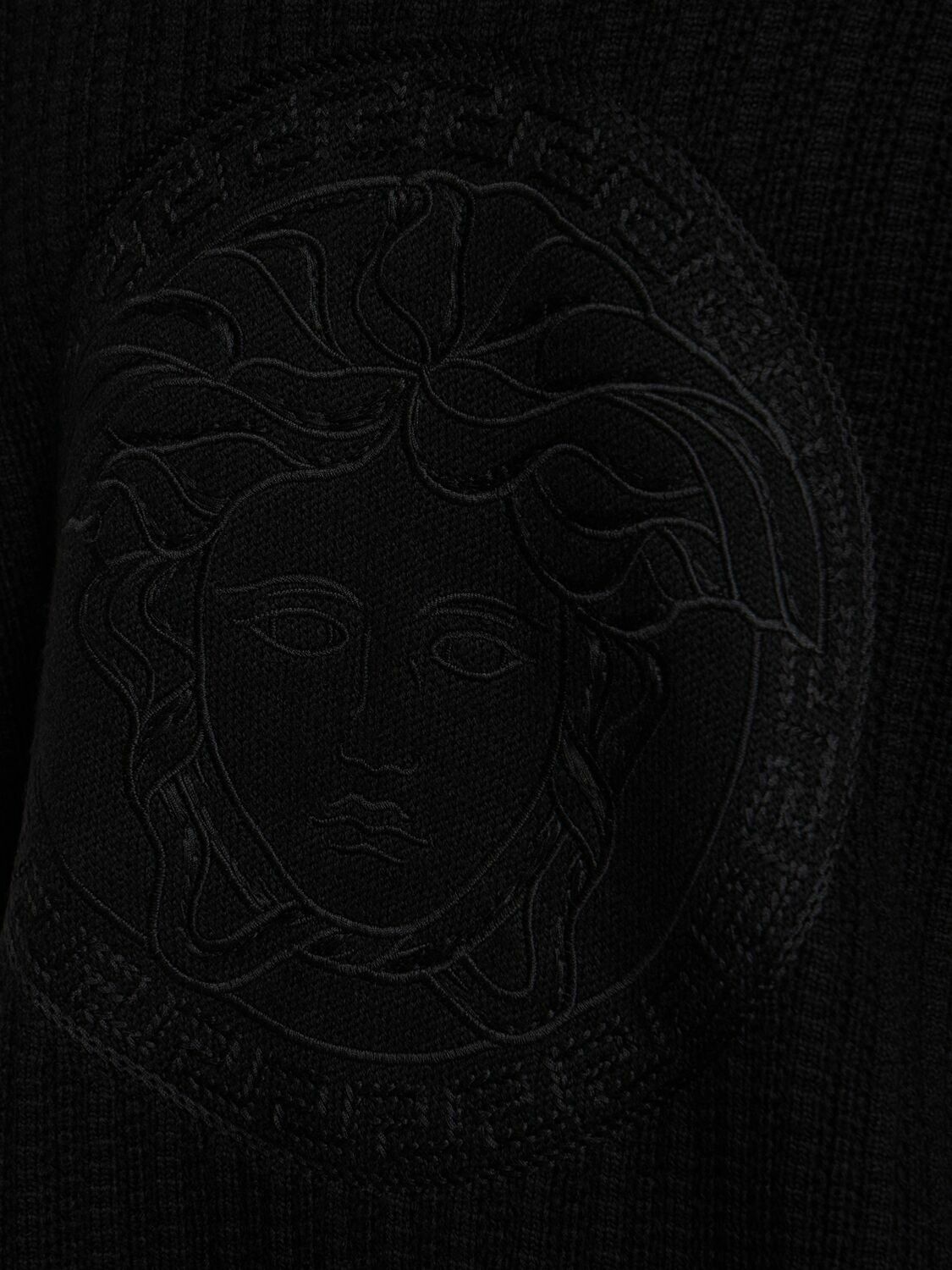 VERSACE Medusa Wool Knit Sweater