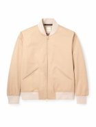 Paul Smith - Cotton-Blend Twill Bomber Jacket - Neutrals