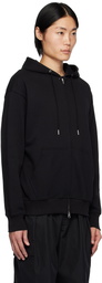 Uniform Bridge Black Basic Sweat Hoodie