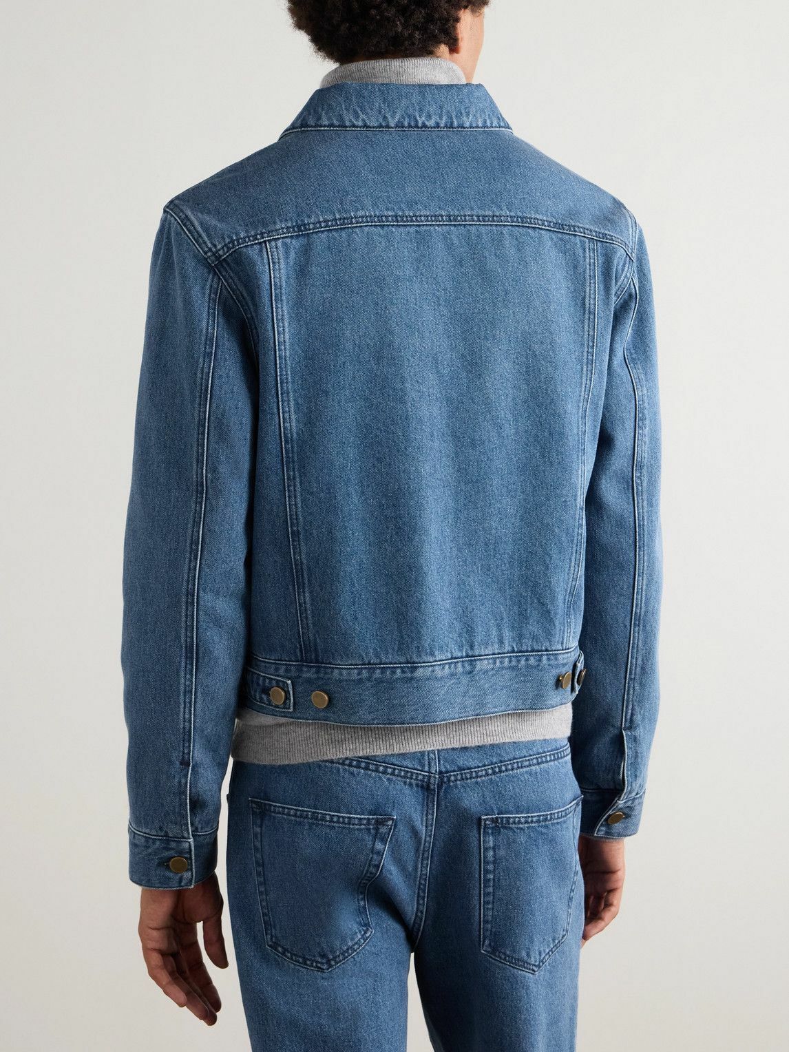 Gabriela Hearst - Barry Slim-Fit Denim Trucker Jacket - Blue