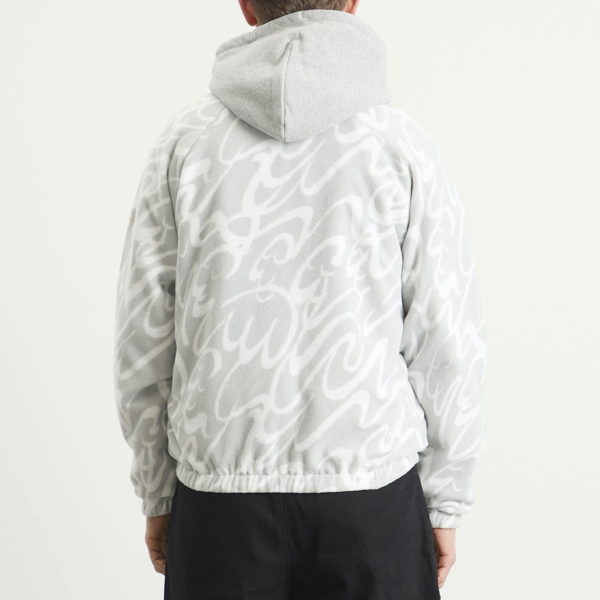 Dime Men's Reversible Chilling Fleece Jacket in Granite/Bone