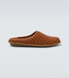 Comme des Garçons Homme x VIBAe leather and suede mules