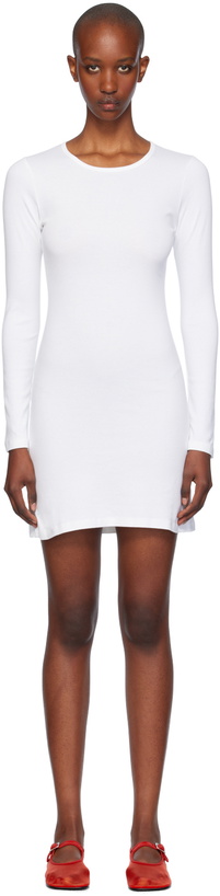 Photo: Gil Rodriguez White Long Sleeve Bellevue Minidress