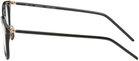 YUICHI TOYAMA. Black Nadekaku Optical Glasses