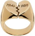Magliano Gold Broken Heart Ring