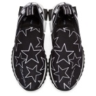 Dolce and Gabbana Black Millennial Star Sorrento Slip-On Sneakers