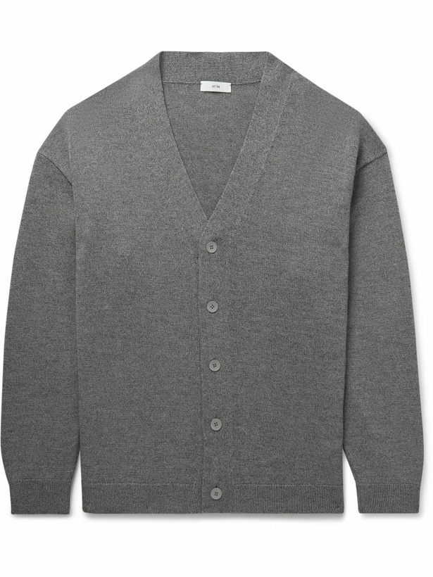 Photo: ATON - Knitted Cardigan - Gray