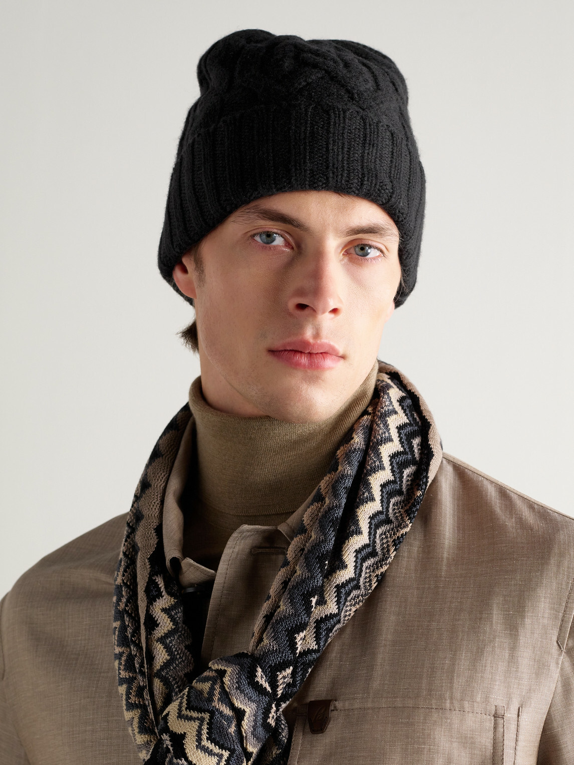 Polo Ralph Lauren - Logo-Appliquéd Wool and Cashmere-Blend Beanie