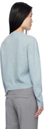 Sandy Liang Blue & Red Newt Sweater