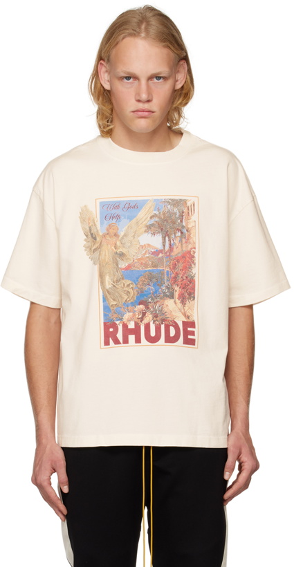 Photo: Rhude Off-White Angel T-Shirt