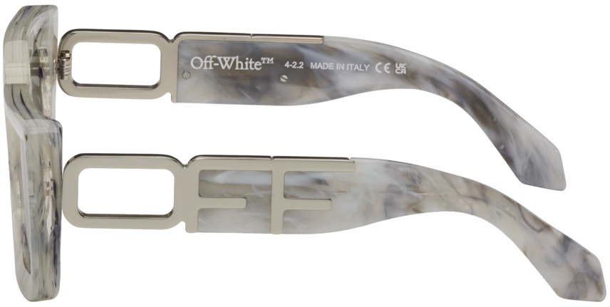 Off-White Gray Boston Sunglasses Off-White
