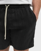 Portuguese Flannel Cupro Shorts Black Mens Casual Short
