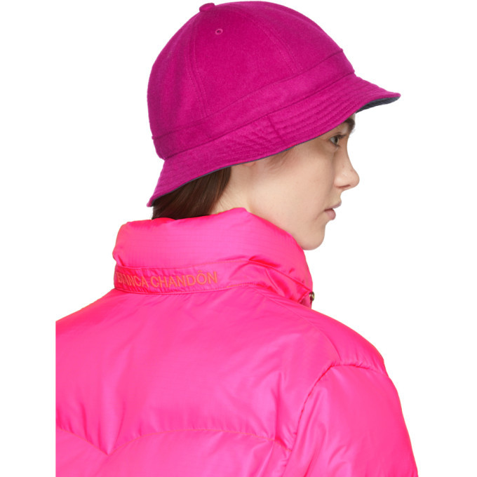 Bianca Chandon Pink Wool Bell Hat