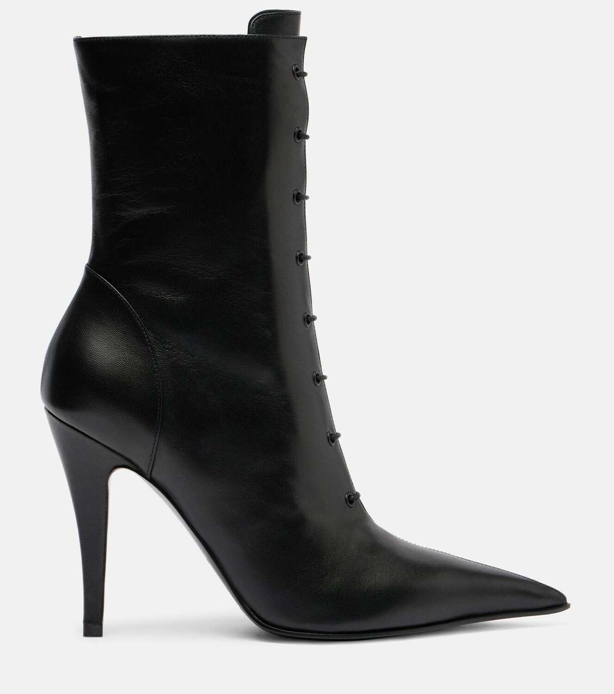 McQueen Leather ankle boots
