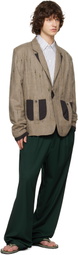 Kiko Kostadinov Green Andras Formal Trousers