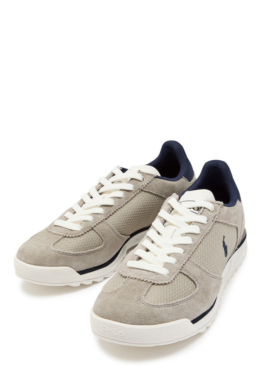 Polo Ralph Lauren Varick Panelled Mesh Sneakers Grey