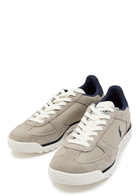 Polo Ralph Lauren Varick Panelled Mesh Sneakers Grey