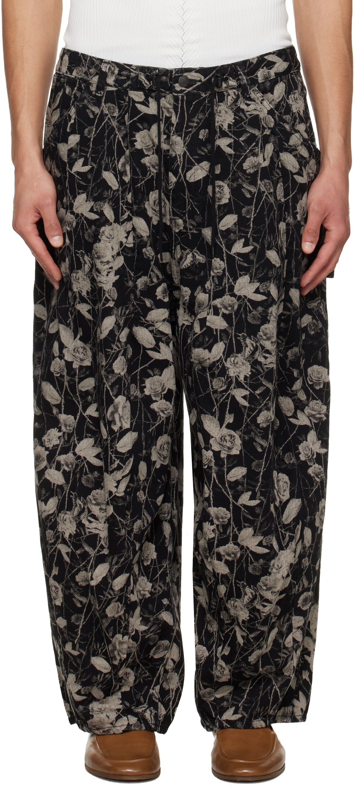 NEEDLES Black & Gray H.D. Jeans