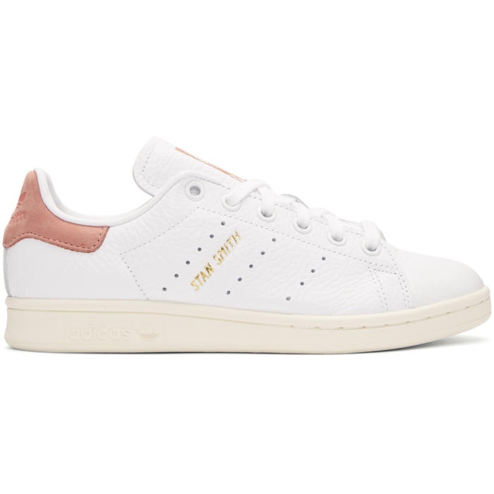 Photo: adidas Originals x Pharrell Williams White and Pink Stan Smith Sneakers