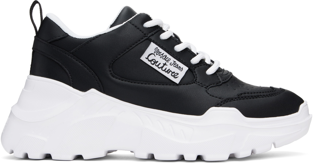 Versace Jeans Couture Black Speedtrack Sneakers