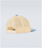 Visvim Logo cotton canvas and mesh baseball cap