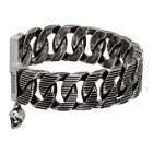 Alexander McQueen Silver Ottone Chain Bracelet