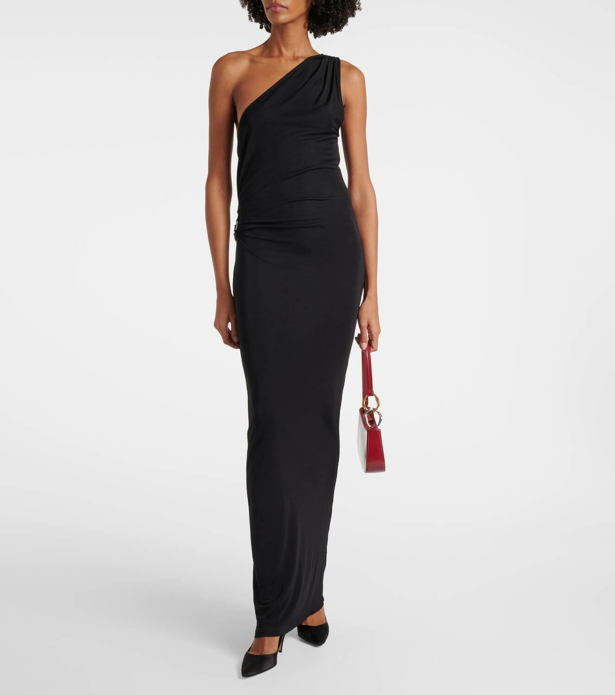 Staud Zenith gathered jersey maxi dress Staud