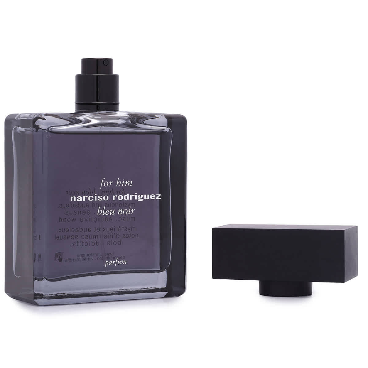 Narciso Rodriguez Mens Bleu Noir for Him Parfum 3.38 oz (Tester) Fragrances 3423222056087