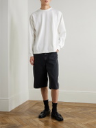 OrSlow - Super Dad's Wide-Leg Denim Shorts - Black