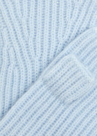 Loop Cashmere Fingerless Cashmere Mittens - Light Blue - One Size
