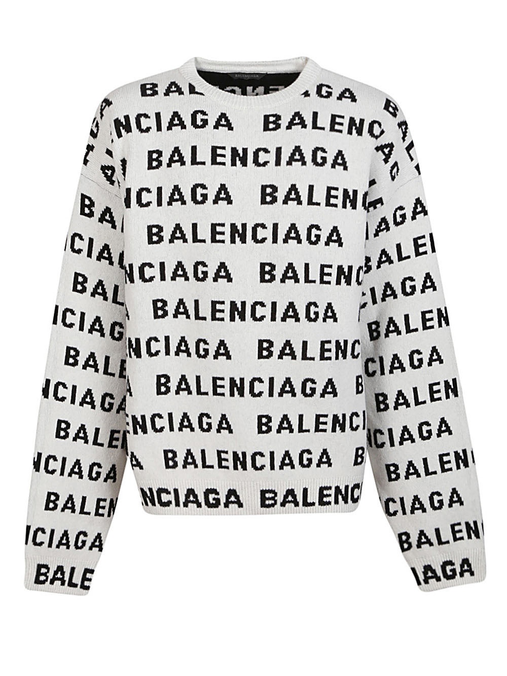 Photo: BALENCIAGA - Sweatshirt With All-over Logo