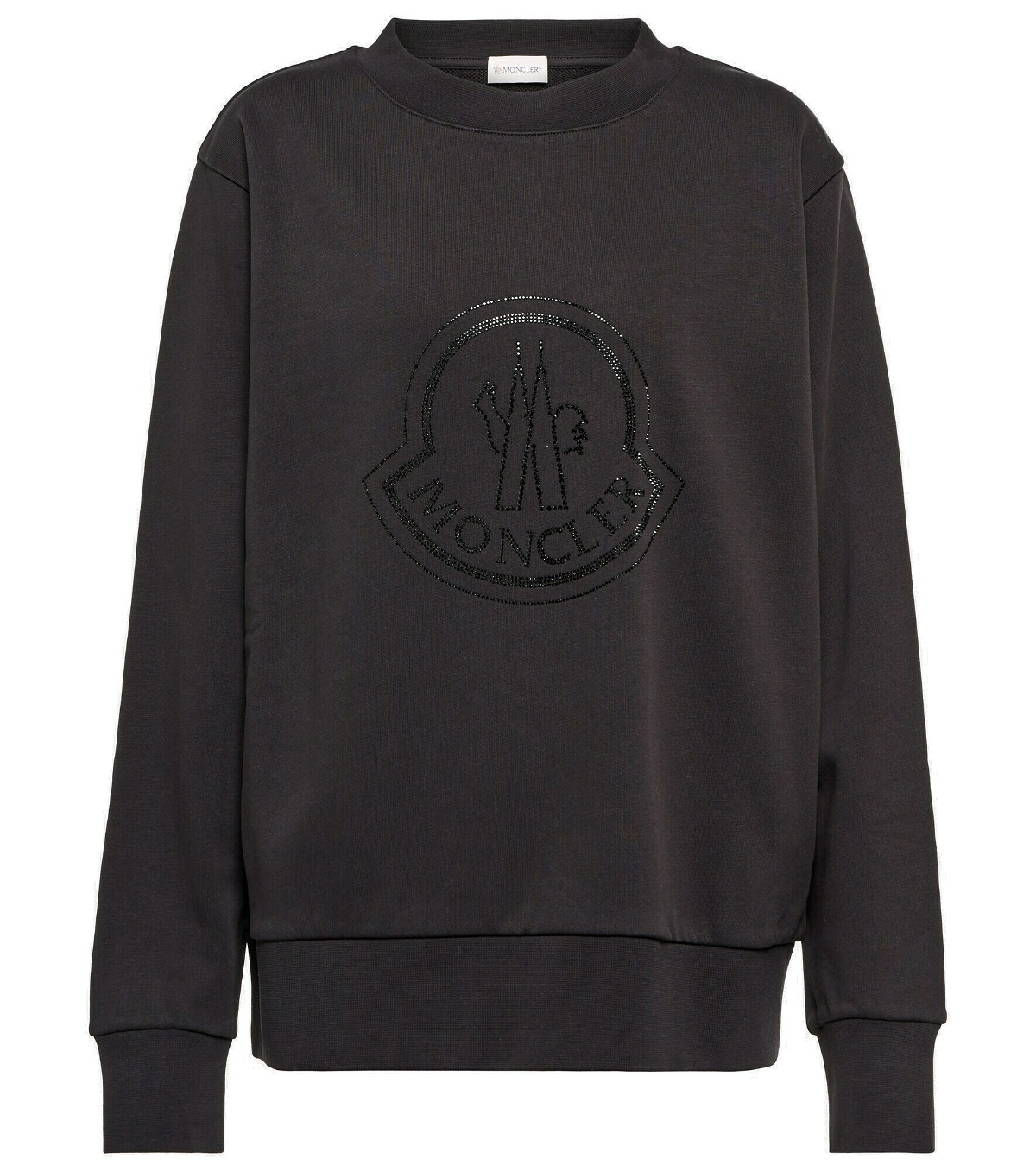 Moncler - Logo cotton-blend jersey sweatshirt Moncler