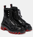 Christian Louboutin Panaroot Dune combat boots