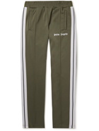 Palm Angels - Striped Tech-Jersey Track Pants - Green