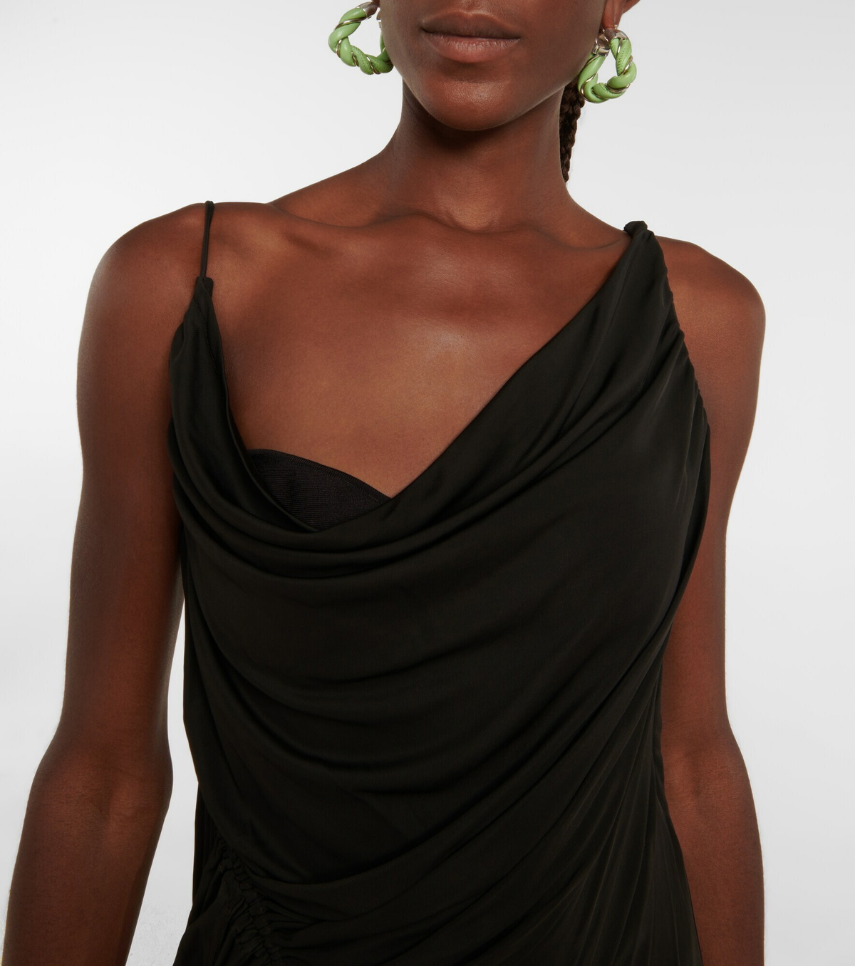 Bottega Veneta - Ruched jersey maxi dress Bottega Veneta